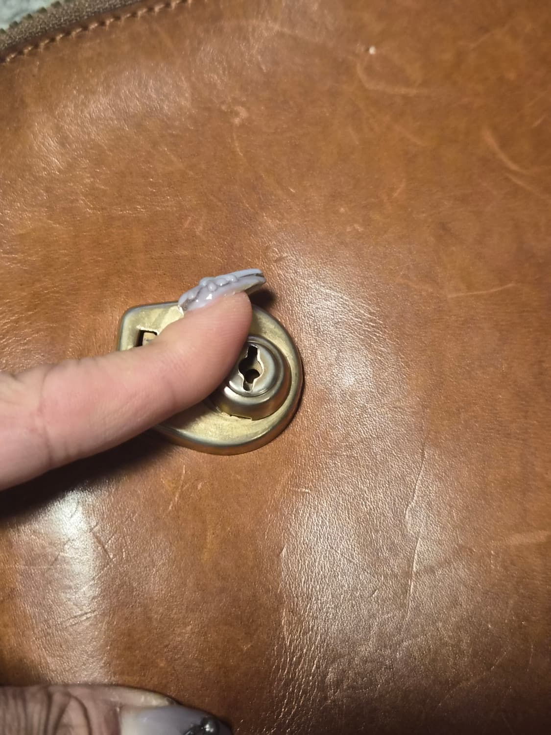 Emporio Armani 빈티지 천연 통가죽 서류 가방 케이스 상품이미지3