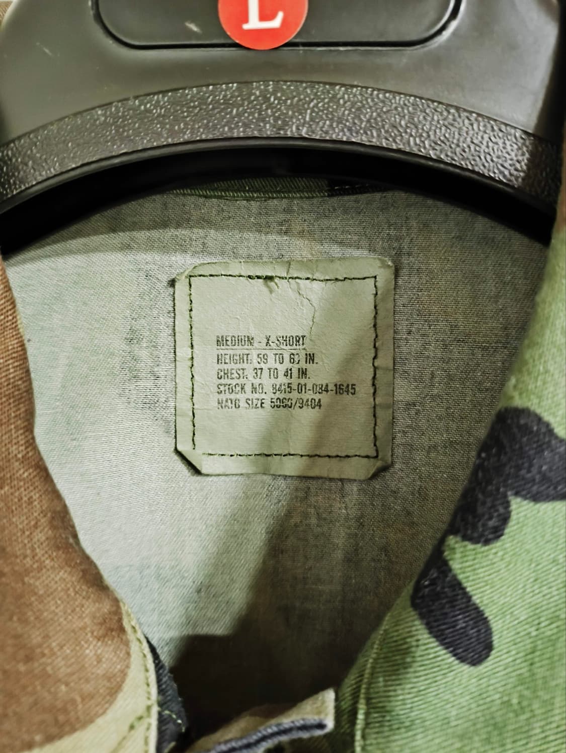 미디엄숏 미공군 USA 에어포스 미군복 우드랜드 상의 야상 상품이미지2