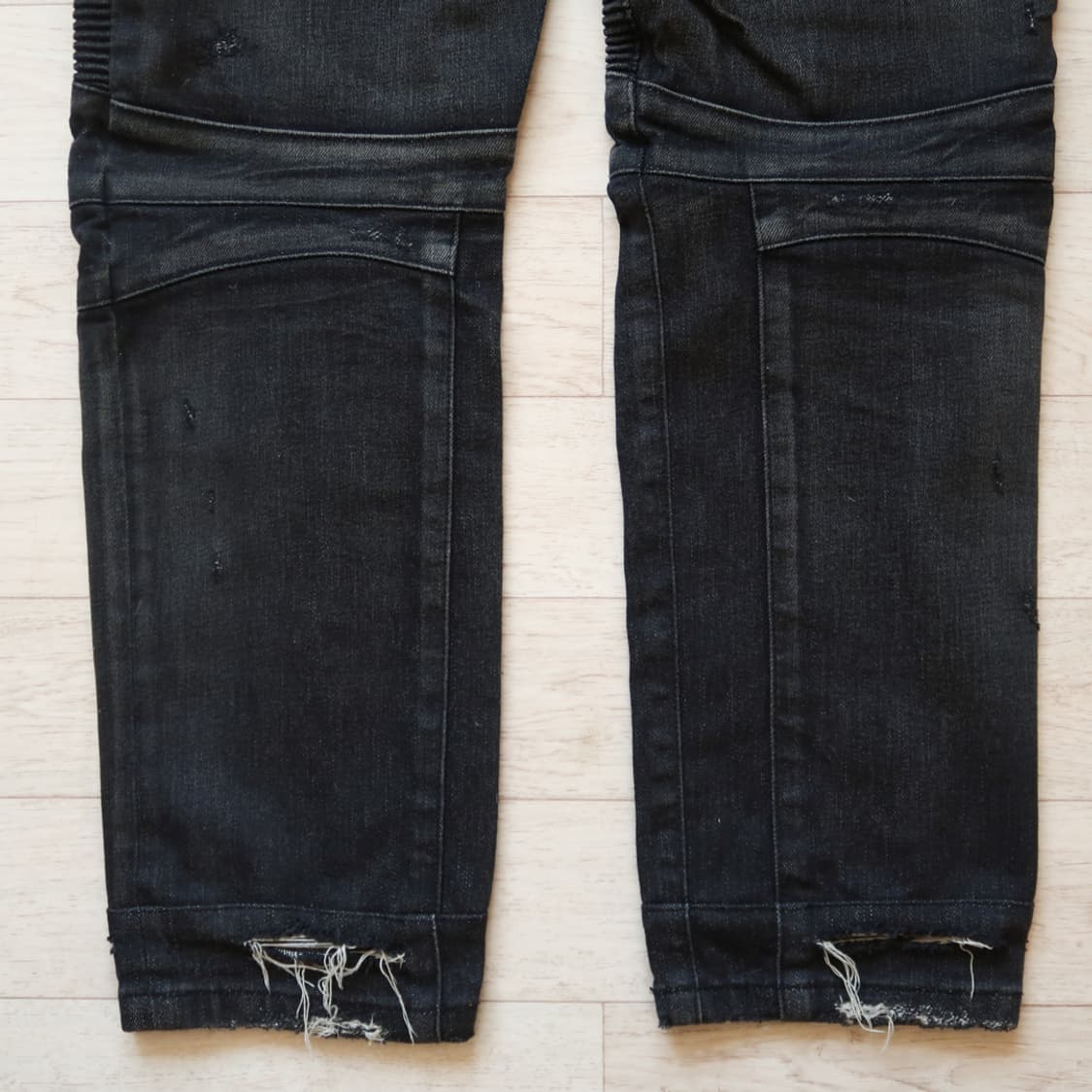 발망 블랙 바이커 진 상품이미지10