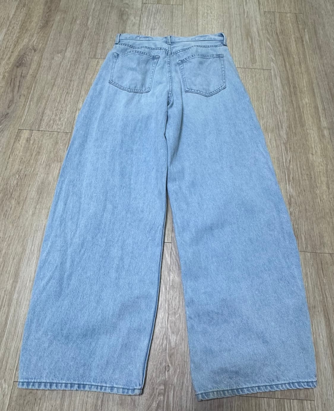 유니클로 배기커브진 연청 26 상품이미지5