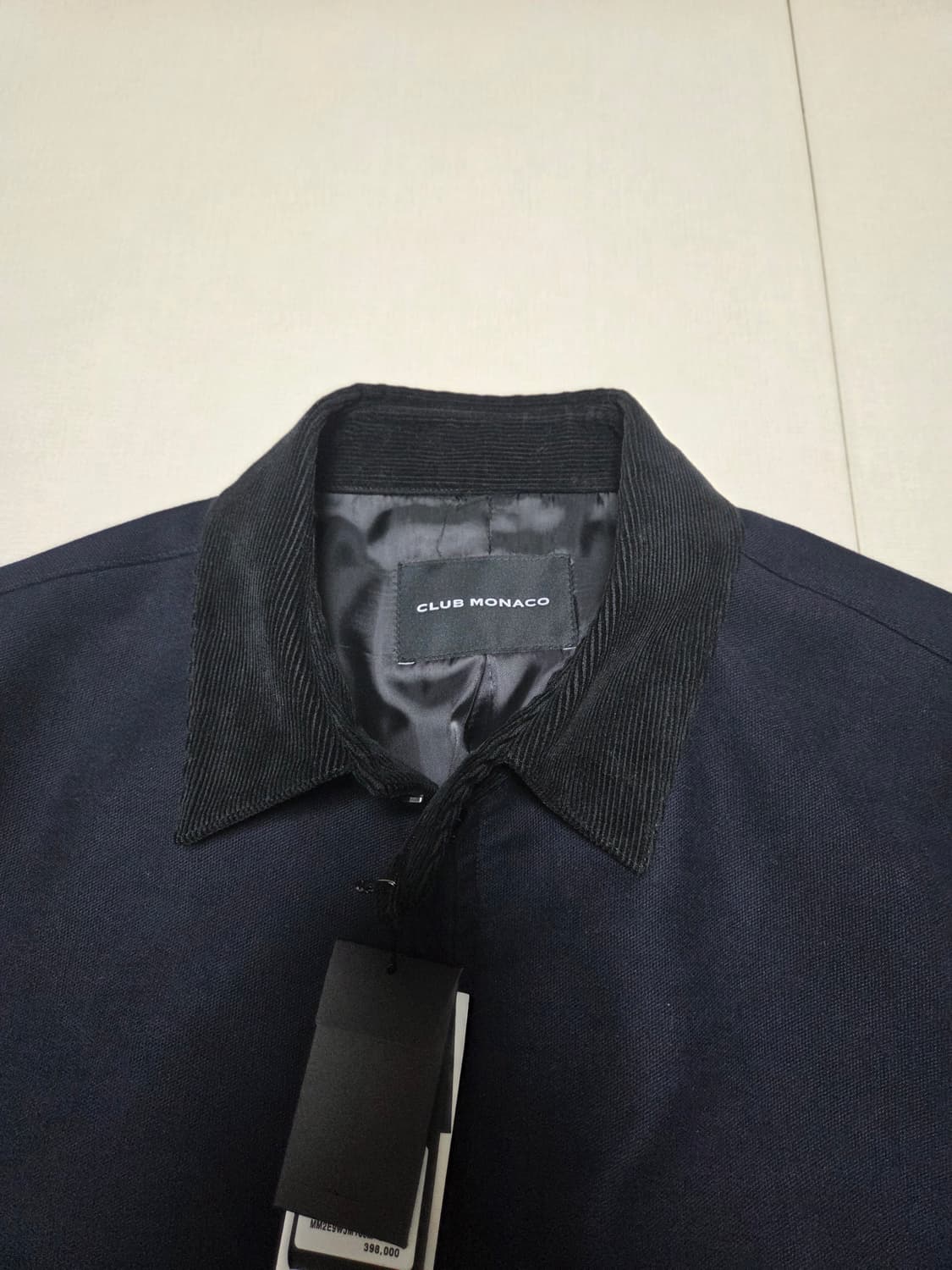 클럽모나코 코듀로이 카라 집업점퍼 판매 상품이미지3