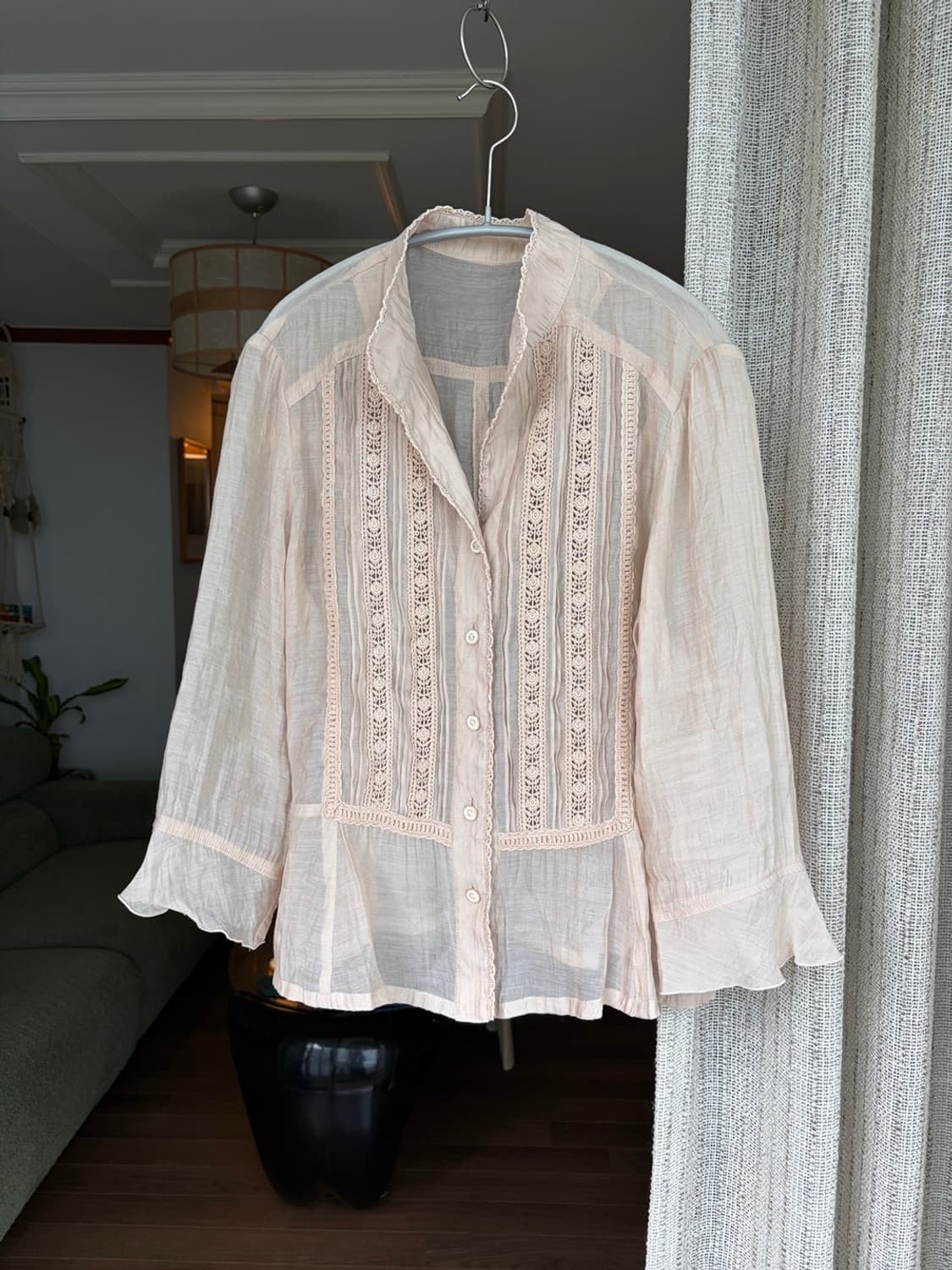 sheer blouse 상품이미지1