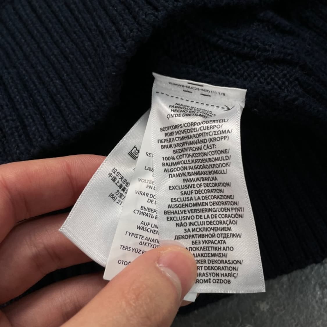 100 폴로 랄프로렌 꽈배기 니트 새상품 상품이미지5