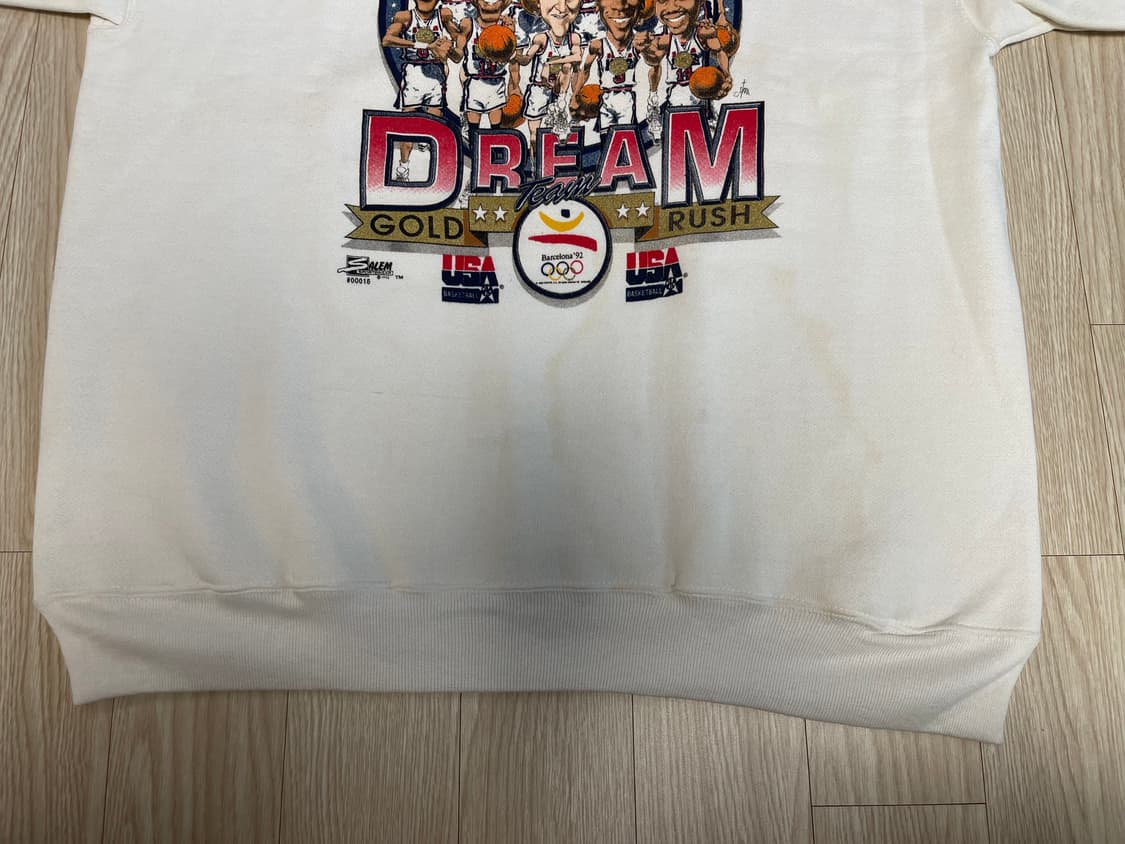 NBA 농구 90s 올드 1992 바로셀로나 올림픽 드림팀 스웻셔츠 맨투 상품이미지5
