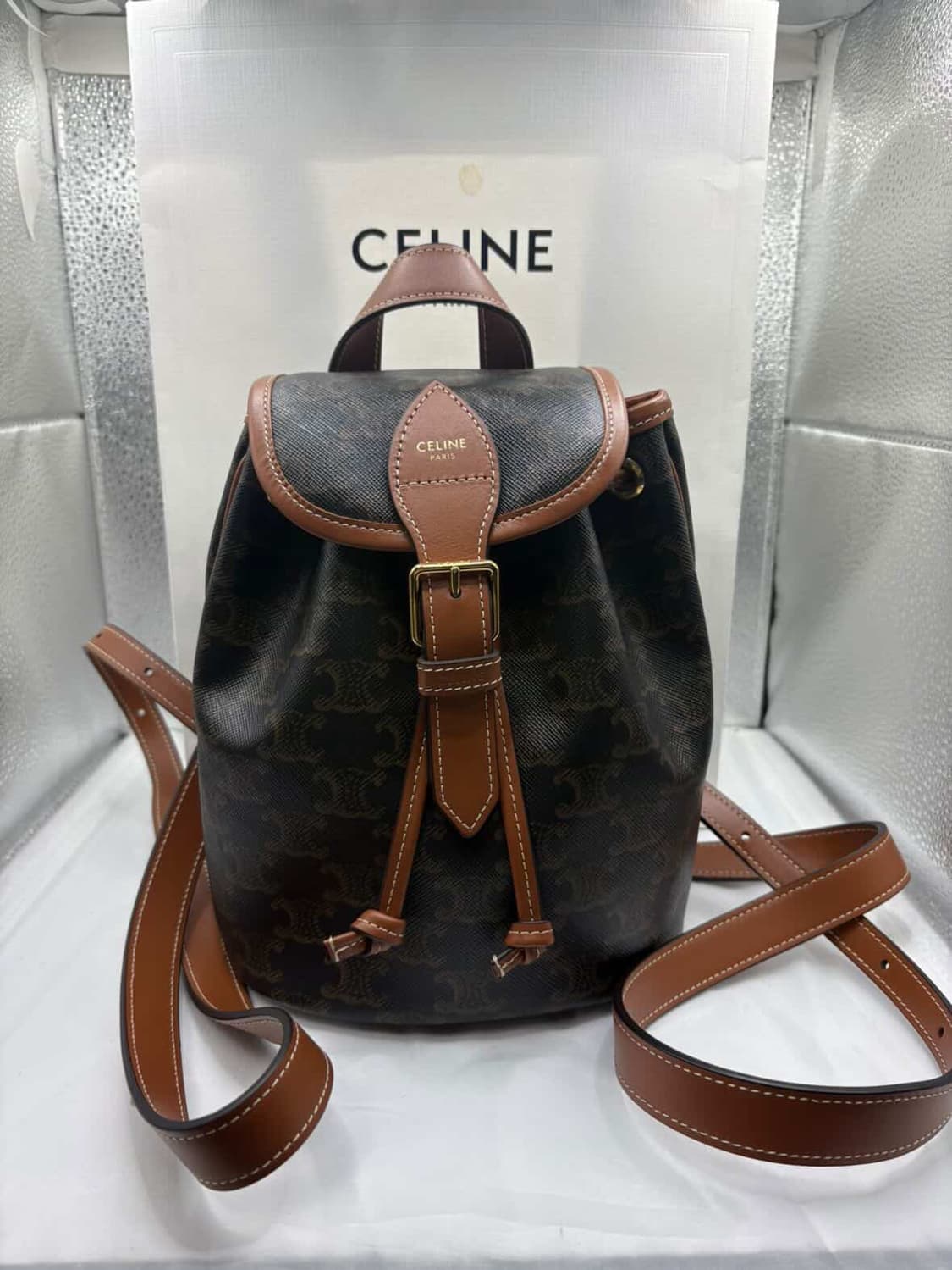 셀린느 미니 풀코 백팩 상품이미지1