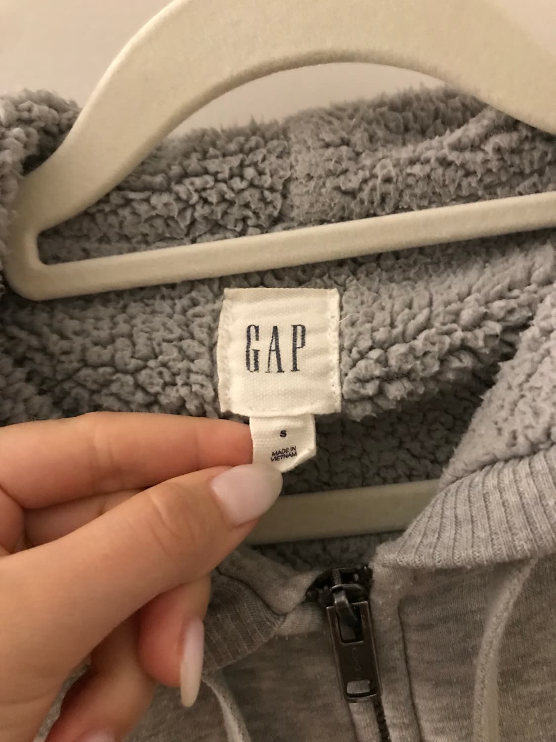 GAP 양털 후드집업 상품이미지5