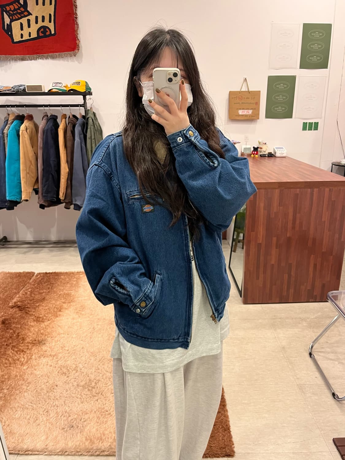 90s Dickies 디키즈 디트로이트 데님 워크 자켓 상품이미지2