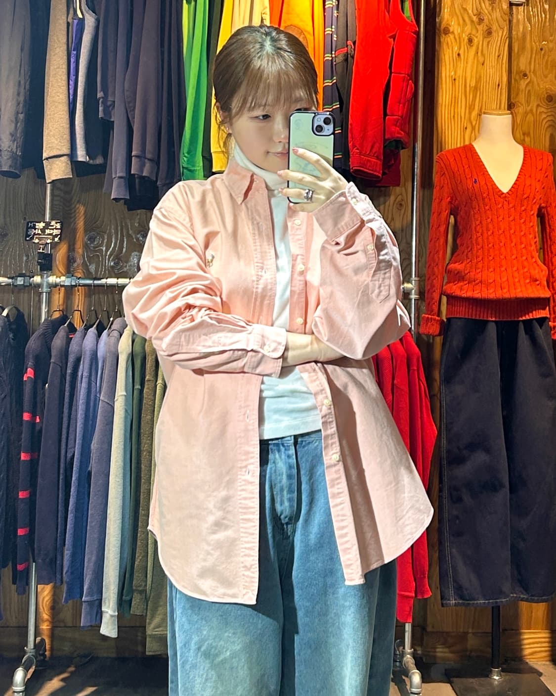 M 폴로랄프로렌 클래식핏 옥스포드 피치 코튼 셔츠 상품이미지1