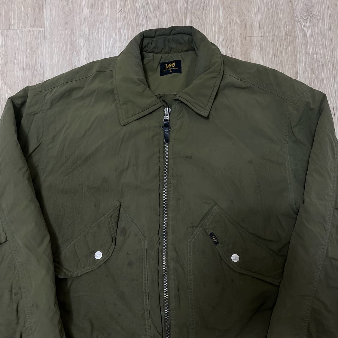 Lee 리 남성 봄버 MA1 카라 항공점퍼 M/95  상품이미지2