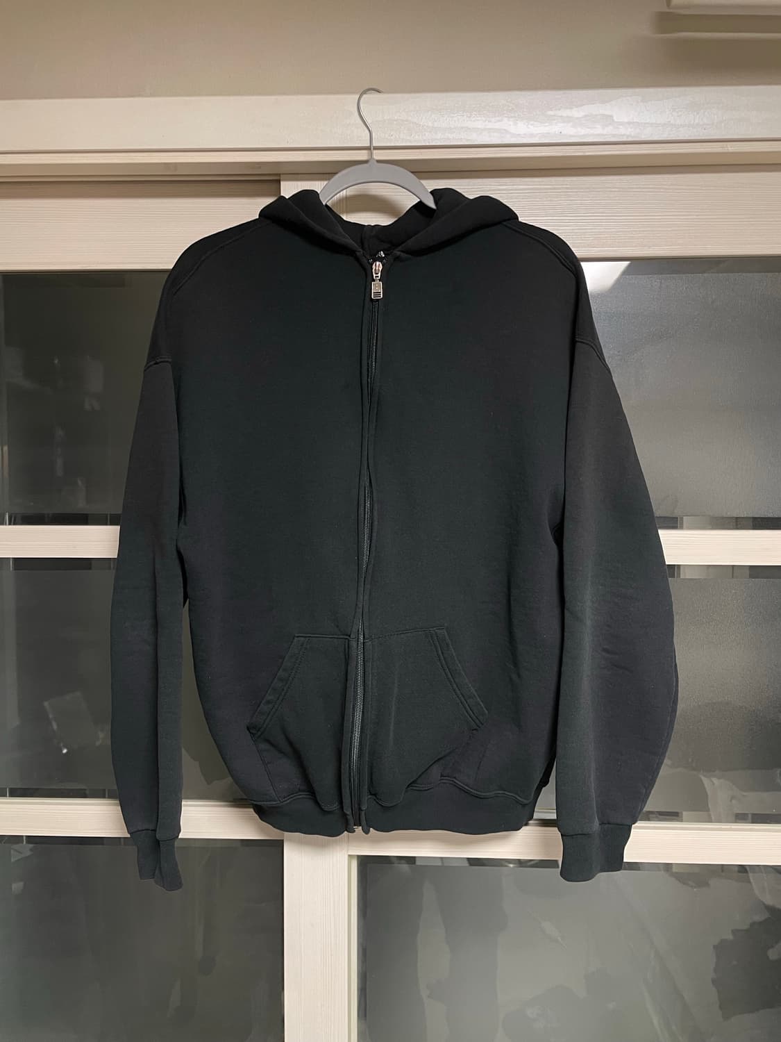 [L] 90s russell 러셀 후드집업 블랙 상품이미지1