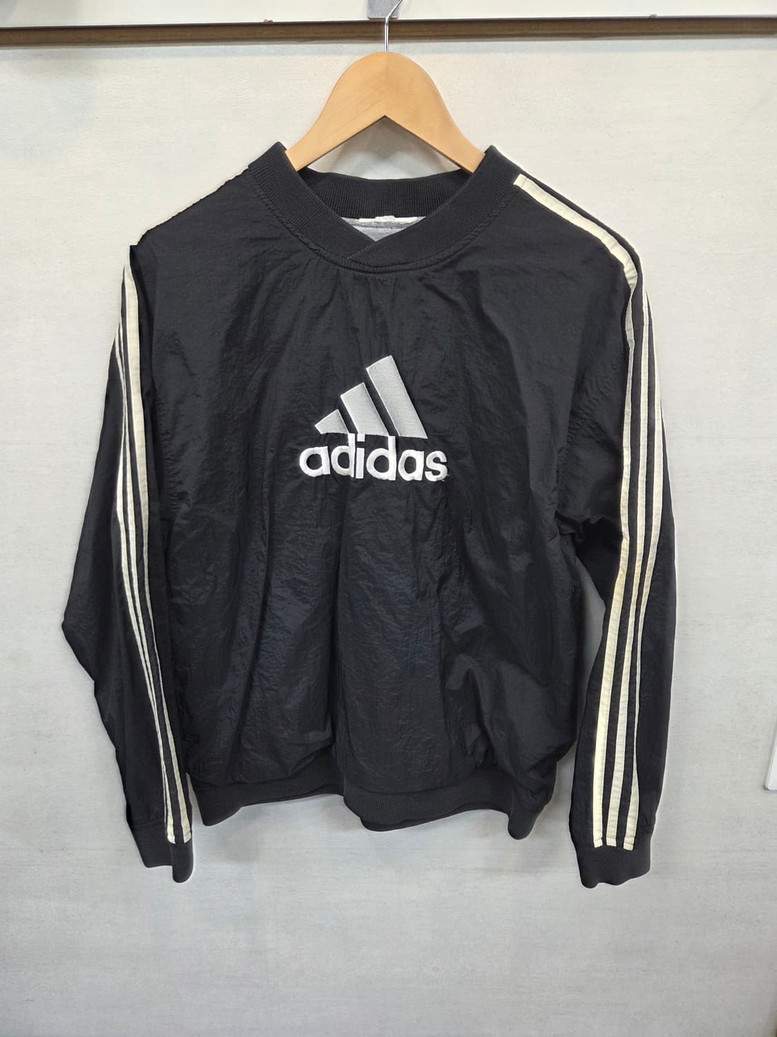 아디다스 올드스쿨 빈티지 빅로고 웜업 자켓 m 상품이미지1