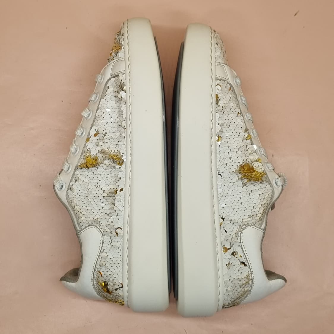 폰트 스팽글 여성스니커즈240  상품이미지5