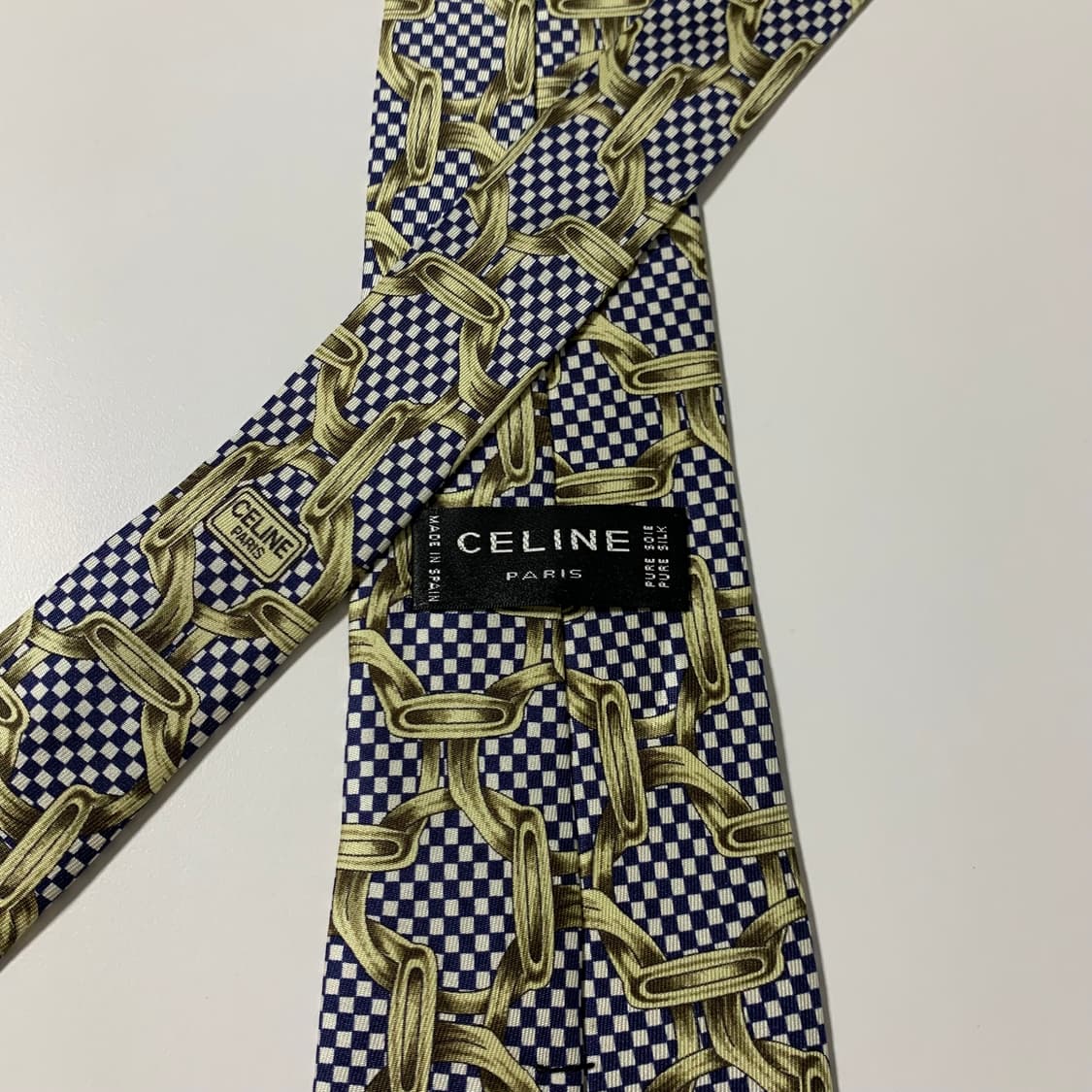 셀린느(CELINE) 새상품급 명품넥타이 클래식 정장코디 수트타이 상품이미지4