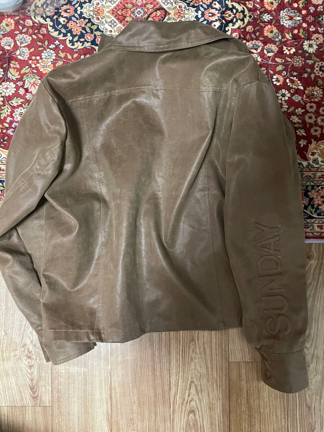 썬데이후르츠마켓 레더자켓 M 상품이미지3