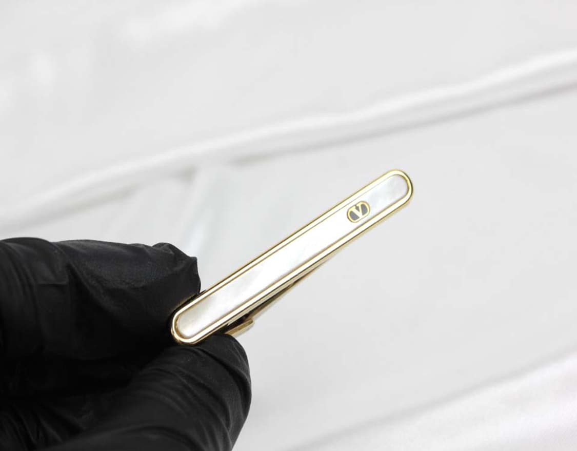 발렌티노 가라바니 4.9cm A등급 천연자개 하이엔드 넥타이핀 커프스 상품이미지6