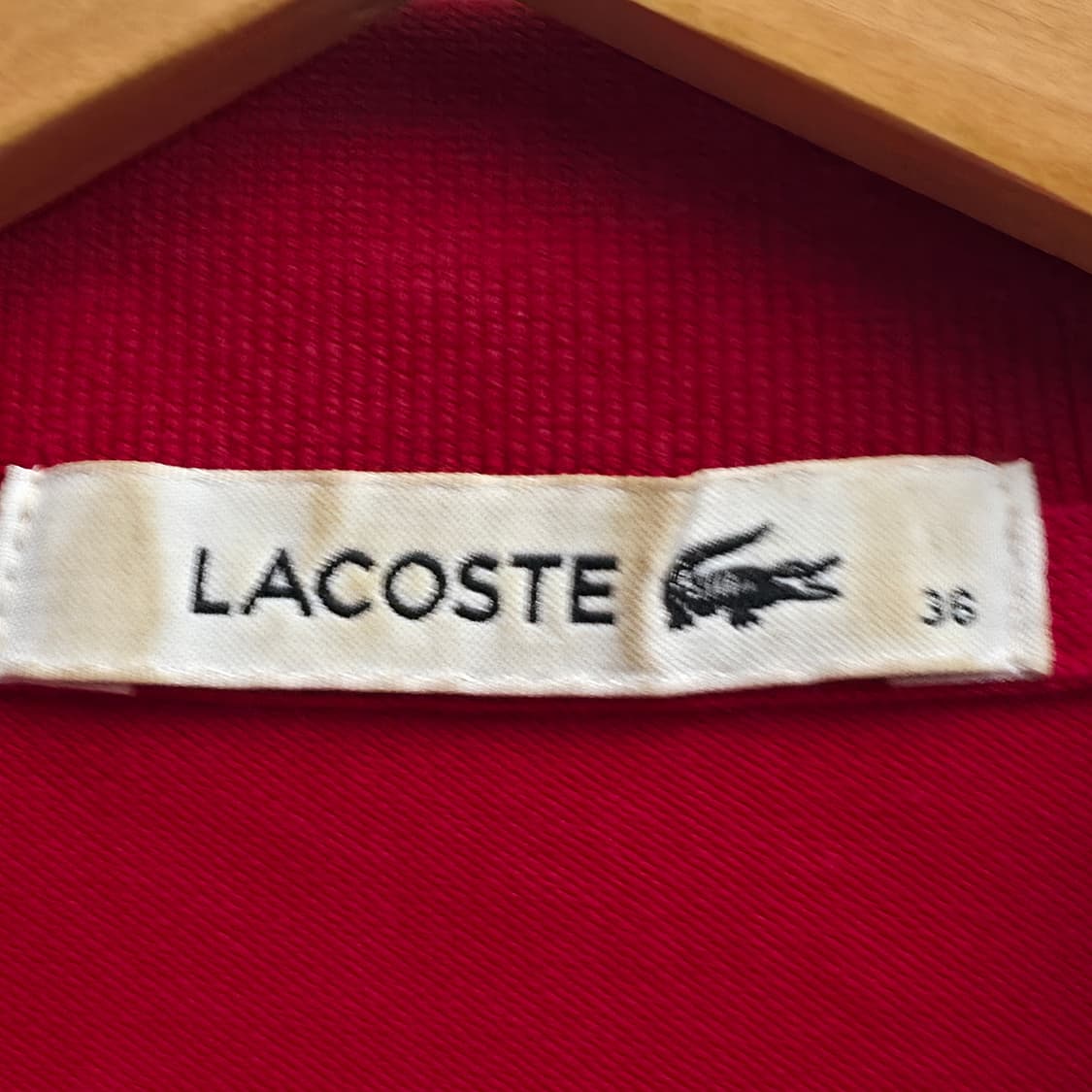 [S] 라코스테 레드 카라티 상품이미지5