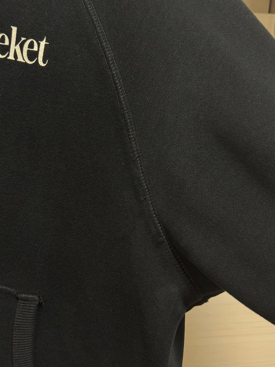 (M) 테켓 후드집업 Plan Zip-Up Hoodie Black 상품이미지3