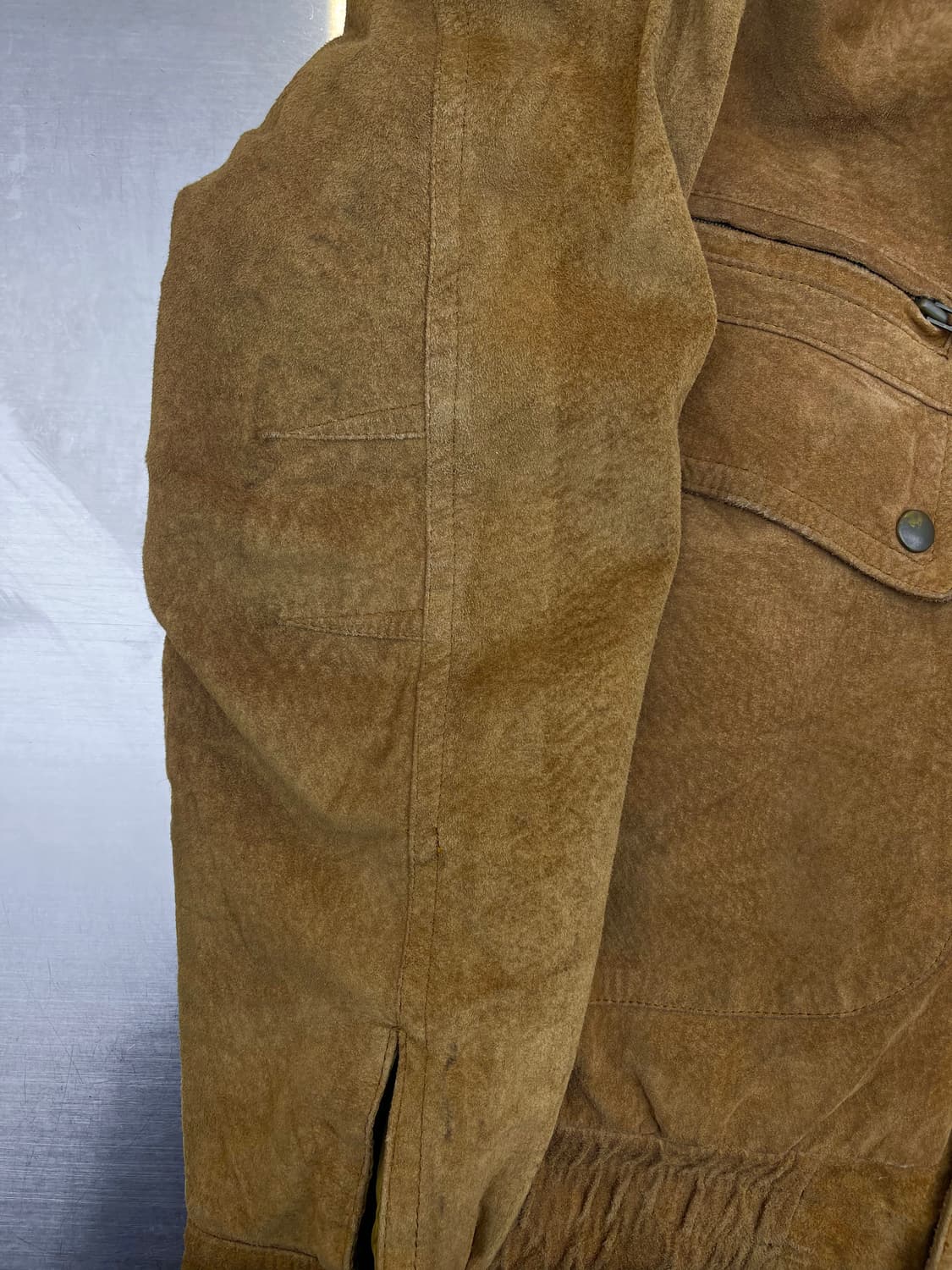 Especially 90s 스웨이드 레더 자켓 상품이미지8