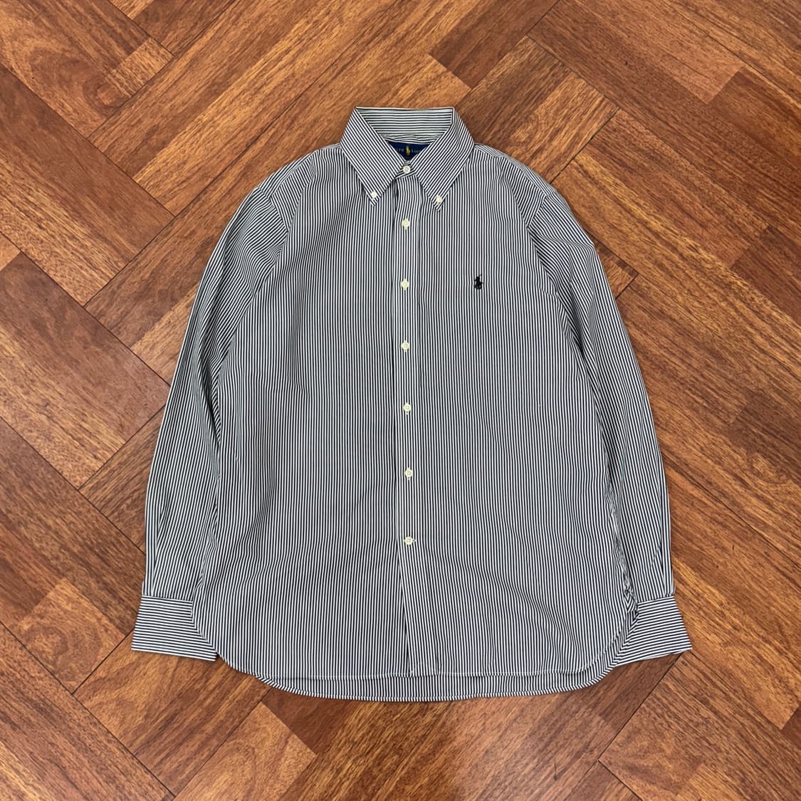 L(105) 폴로 랄프로렌 스트라이프 이지케어 클래식핏 남방 셔츠  상품이미지1