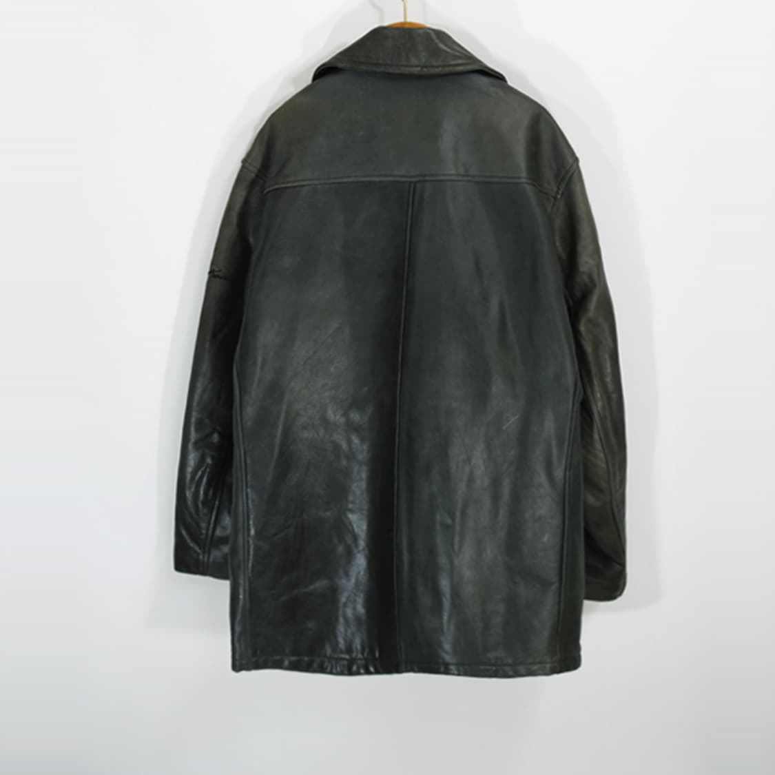 made in USA 90s Karl Kani 빈티지가죽피코트형 자켓 상품이미지2