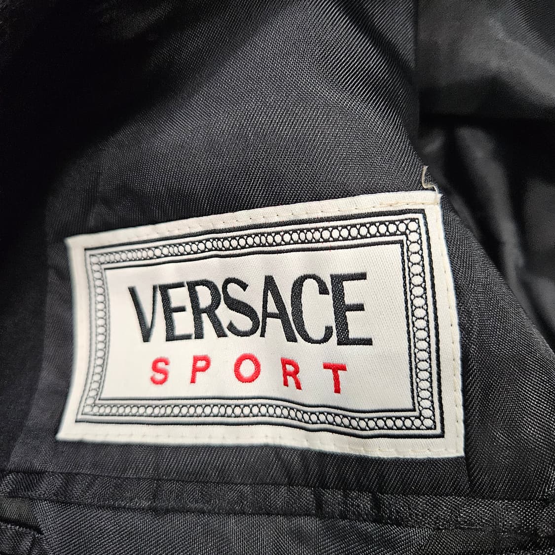 베르사체 은장 블레이저 52 블랙 상품이미지5