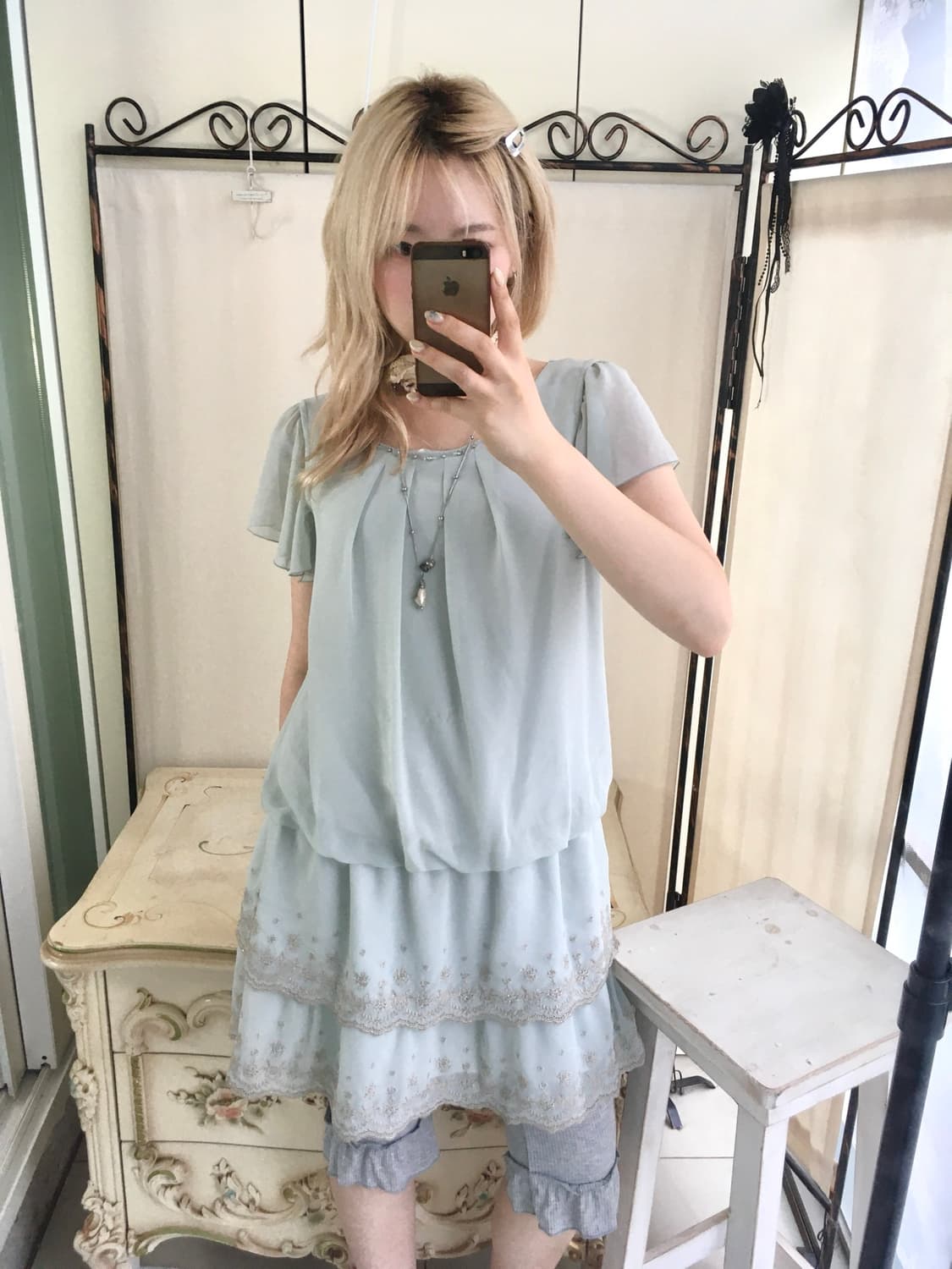 jpn vintage 민트 뮤트 앤틱 원피스 상품이미지3