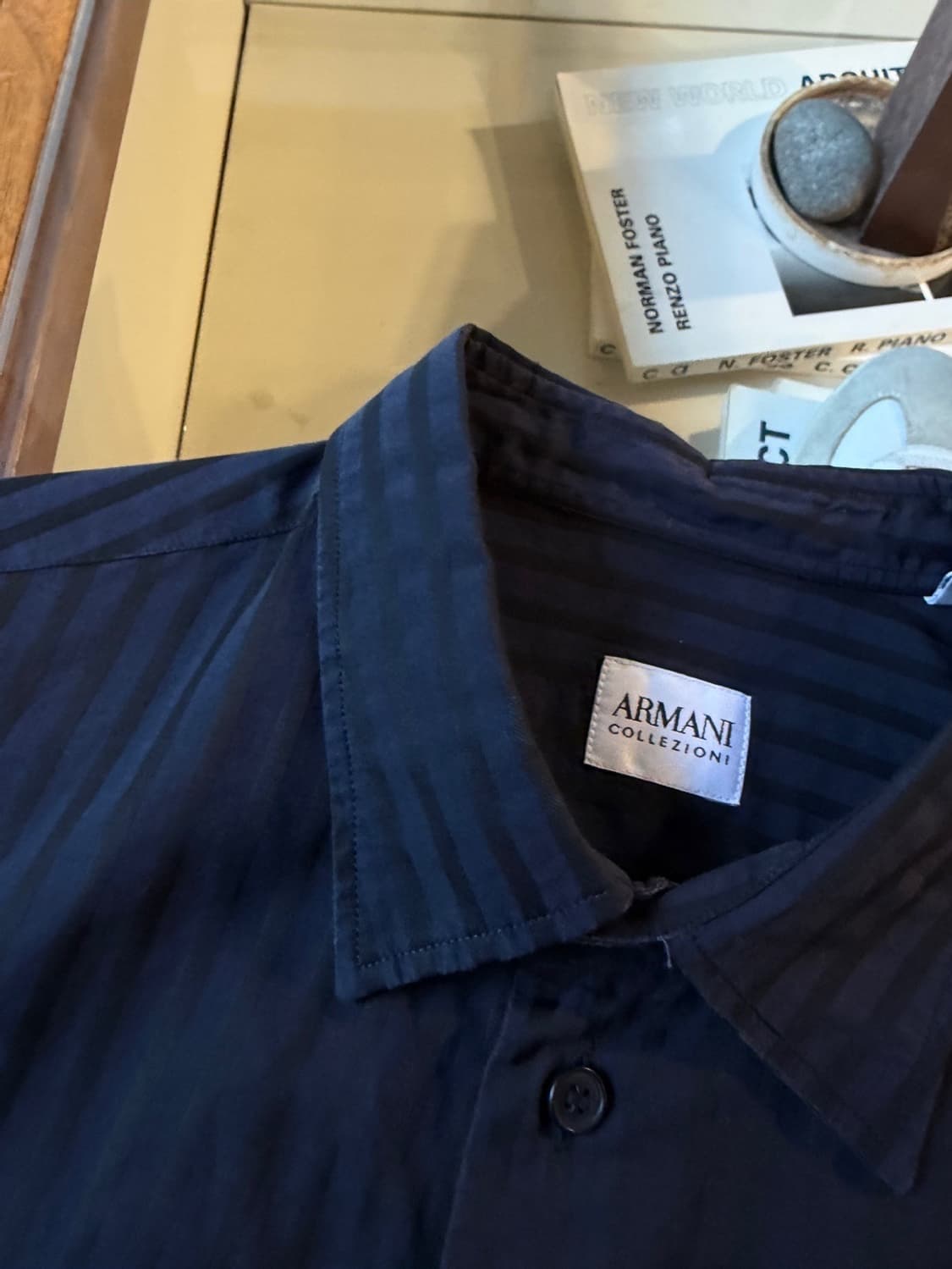 아르마니 꼴레지오니 드레스 셔츠 슬림100 상품이미지4