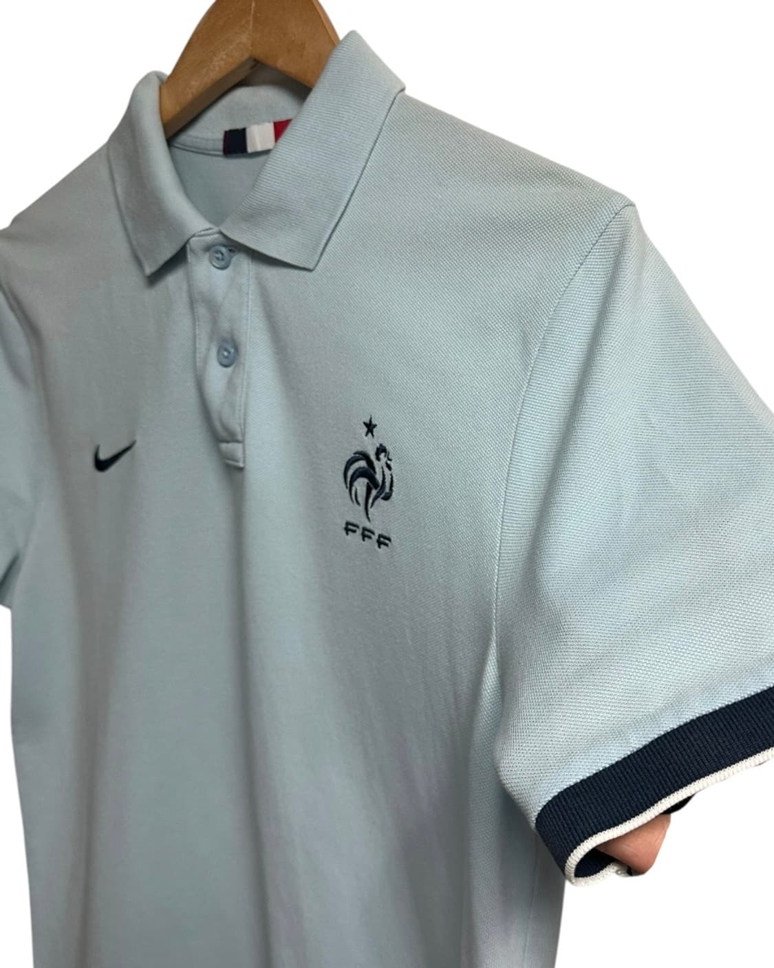 나이키(Nike)프랑스 FFF 반팔 폴로 카라티셔츠 L size 상품이미지3