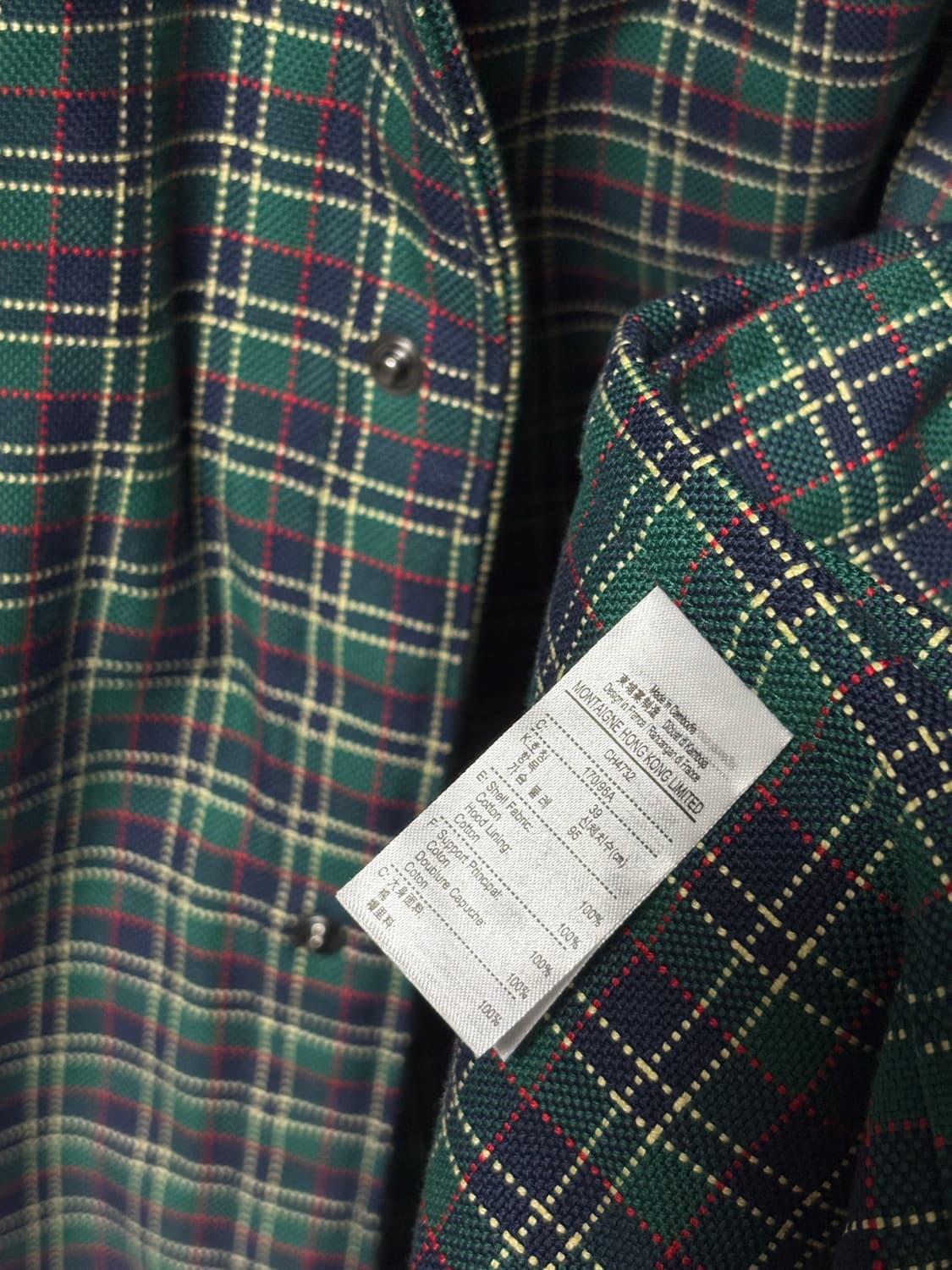 라코스테 후드 체크 코치자켓 상품이미지3