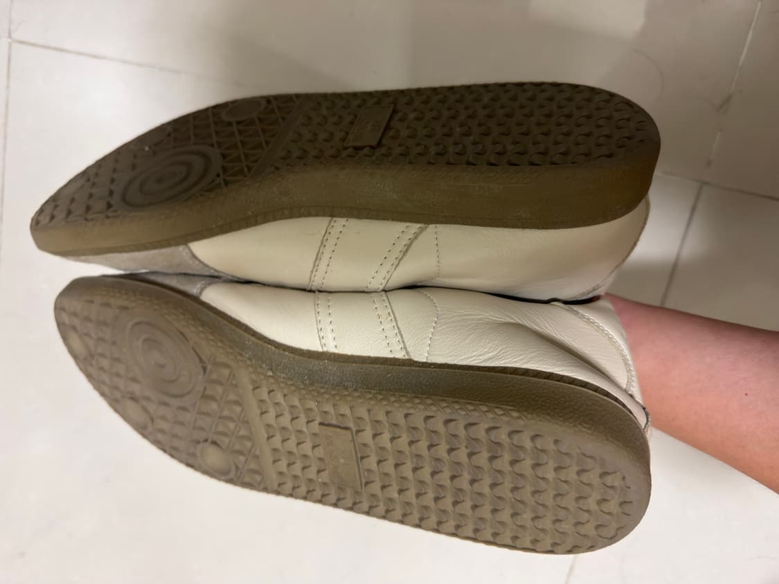 리프로덕션 오브 파운드 저먼 밀리터리 트레이너 panna 색상 44사이즈 상품이미지4