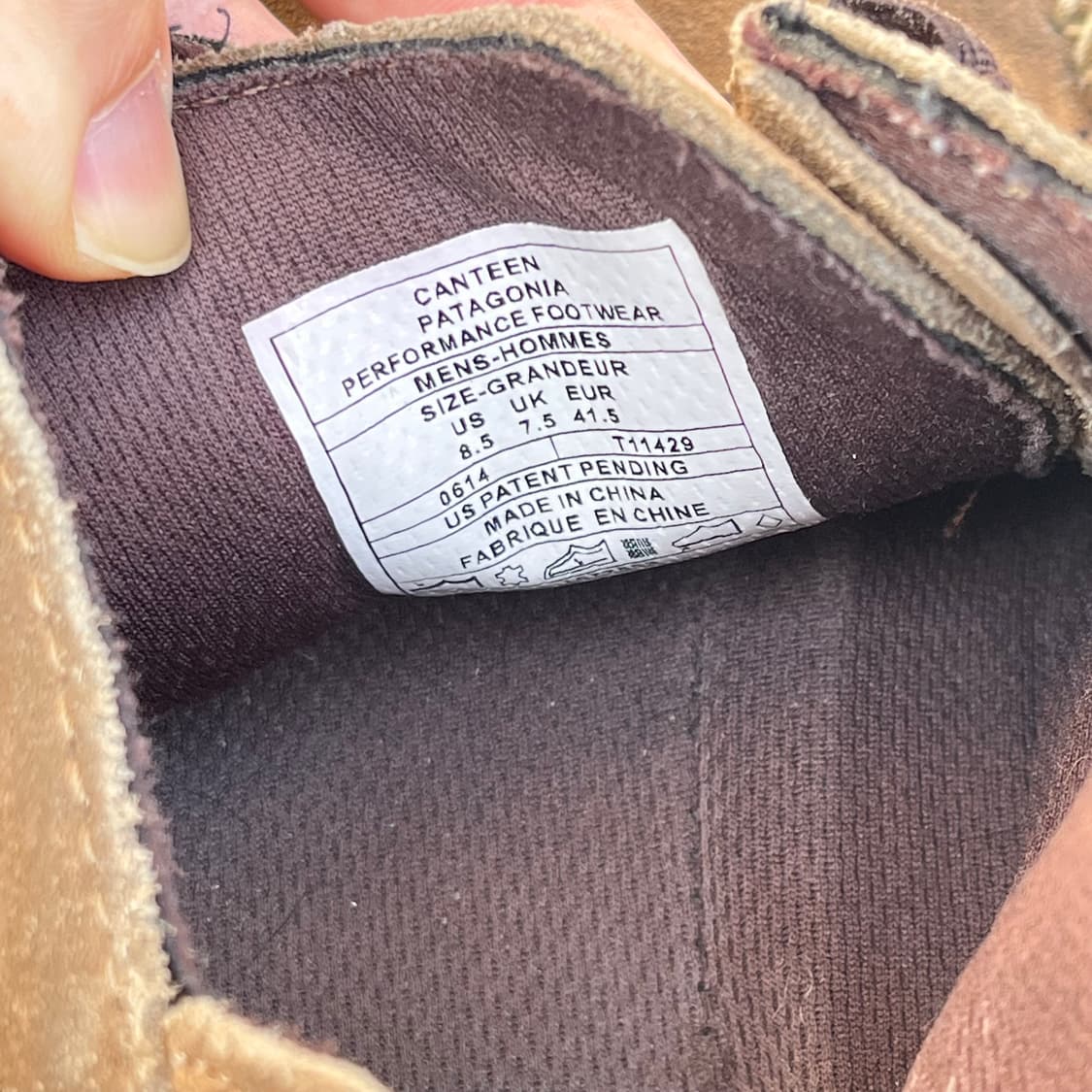 파타고니아 스웨이드 처카 us8.5 상품이미지6