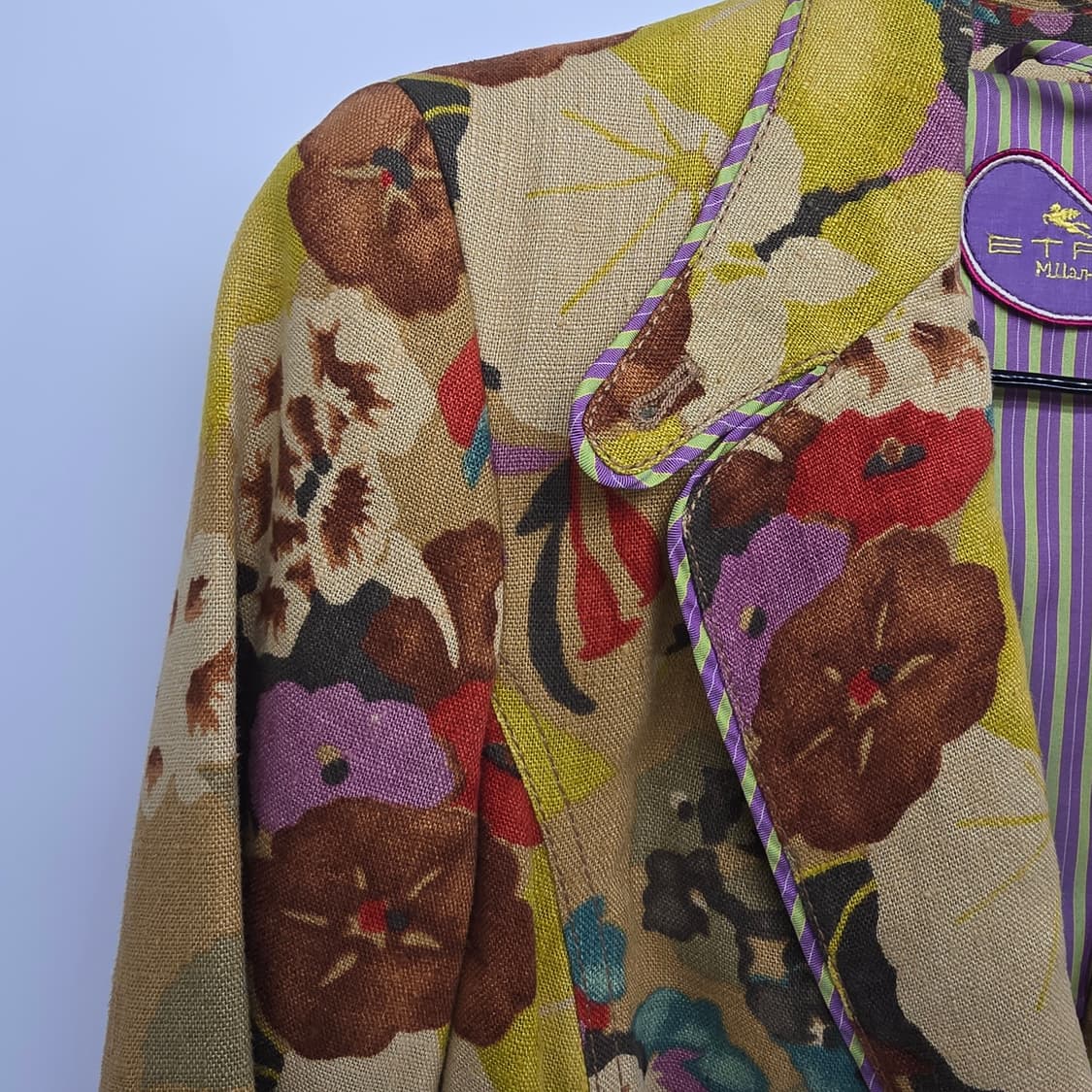 ETRO Milano 플로럴 린넨 자켓 (Made in Italy) 상품이미지10