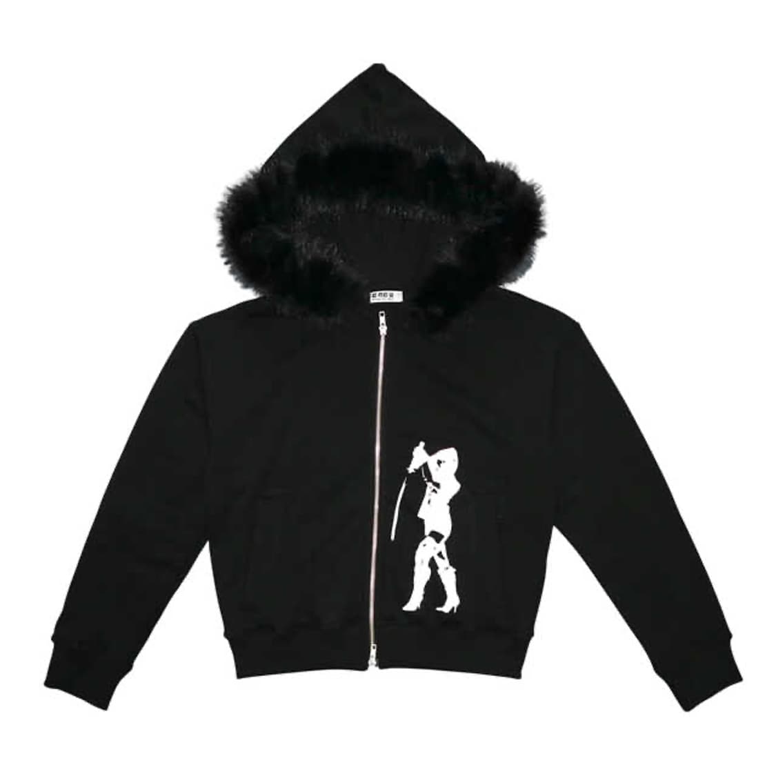 emew 블레이드 퍼 후드집업 상품이미지1