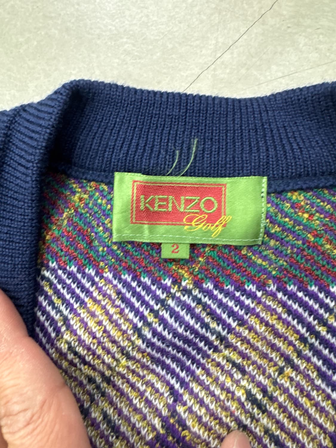 겐조 아가일 가디건 2 상품이미지4