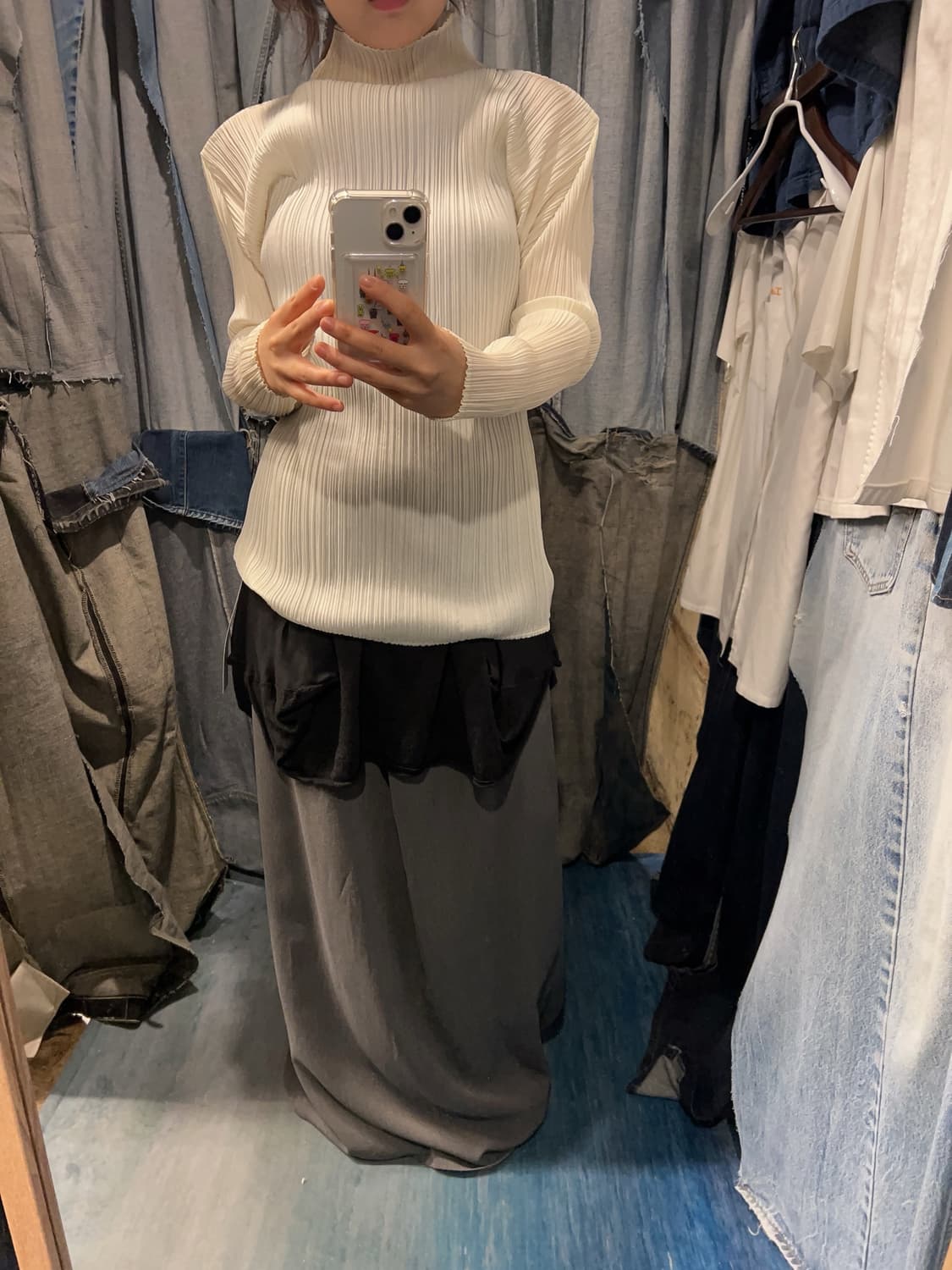 55-66 ) PLEATS PLEASE High Neck L/S 상품이미지5