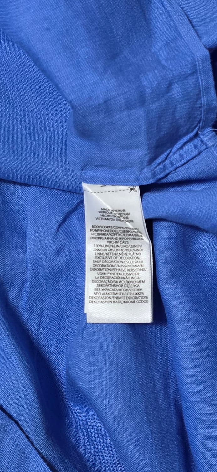 폴로 랄프로렌 클래식핏 린넨 셔츠 XXL 상품이미지4