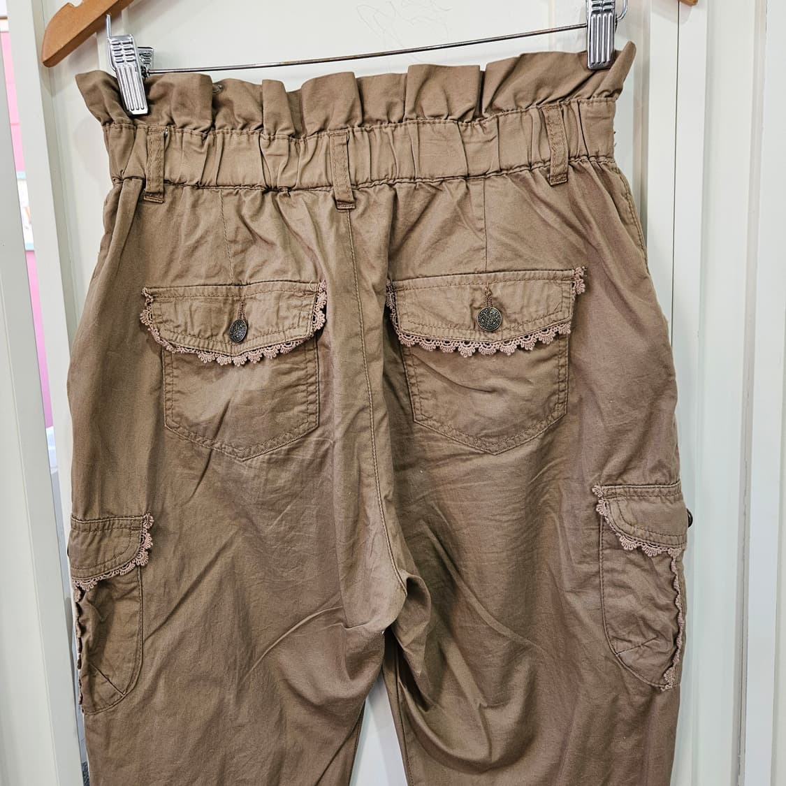 엑시즈팜(axes femme)하이웨스트 카고 팬츠 상품이미지6