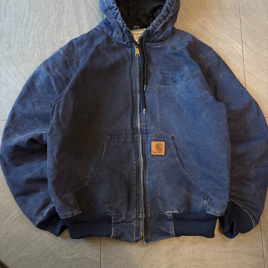 칼하트 정품 네이비 액티브 자켓 상품이미지2
