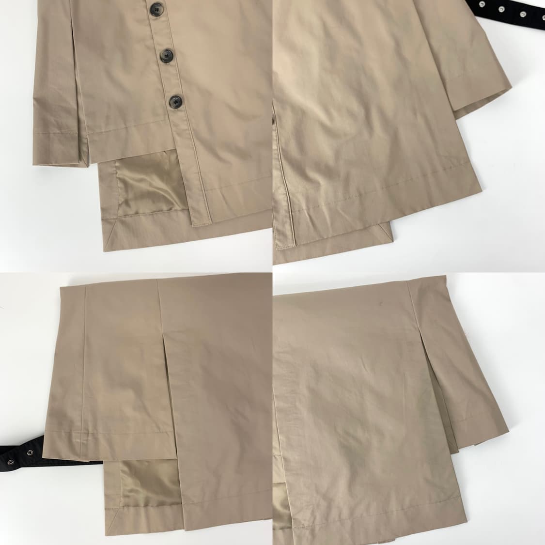 rokh h&m 벨티드 트윌 스커트 상품이미지7