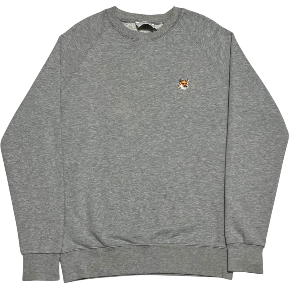 메종키츠네 폭스헤드 그레이 맨투맨 상품이미지1