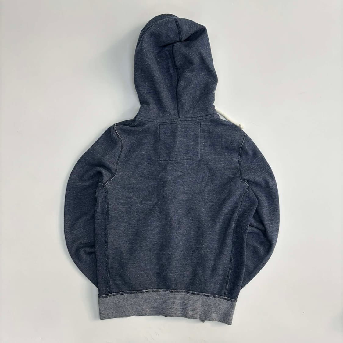아베크롬비 y2k 네이비 올드스쿨 스웻 후드집업 희귀져지(S) 상품이미지3