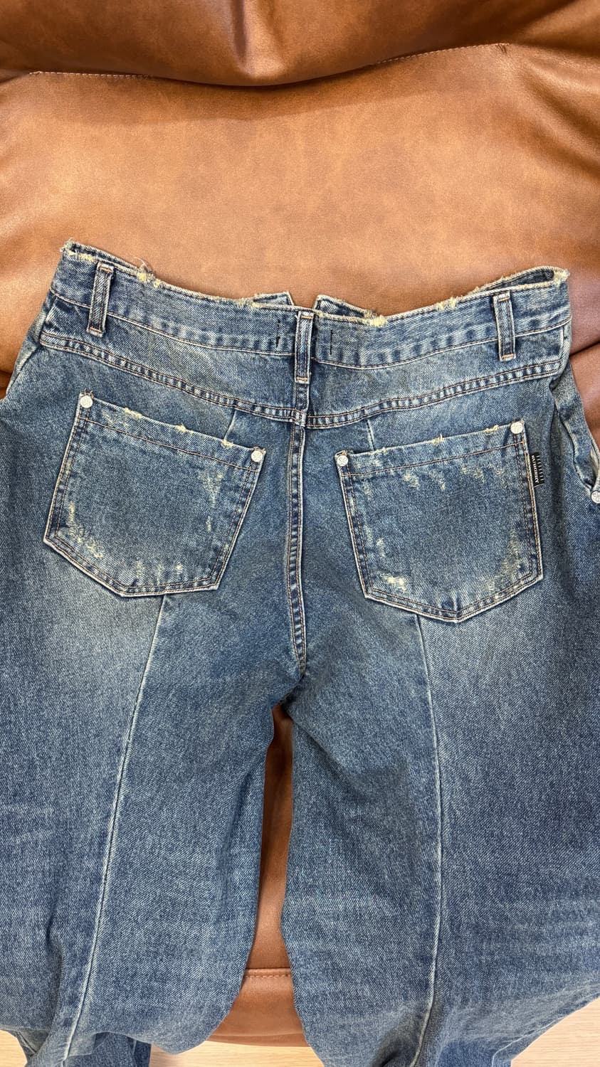 써저리 트위스티드 데님팬츠 L 상품이미지4