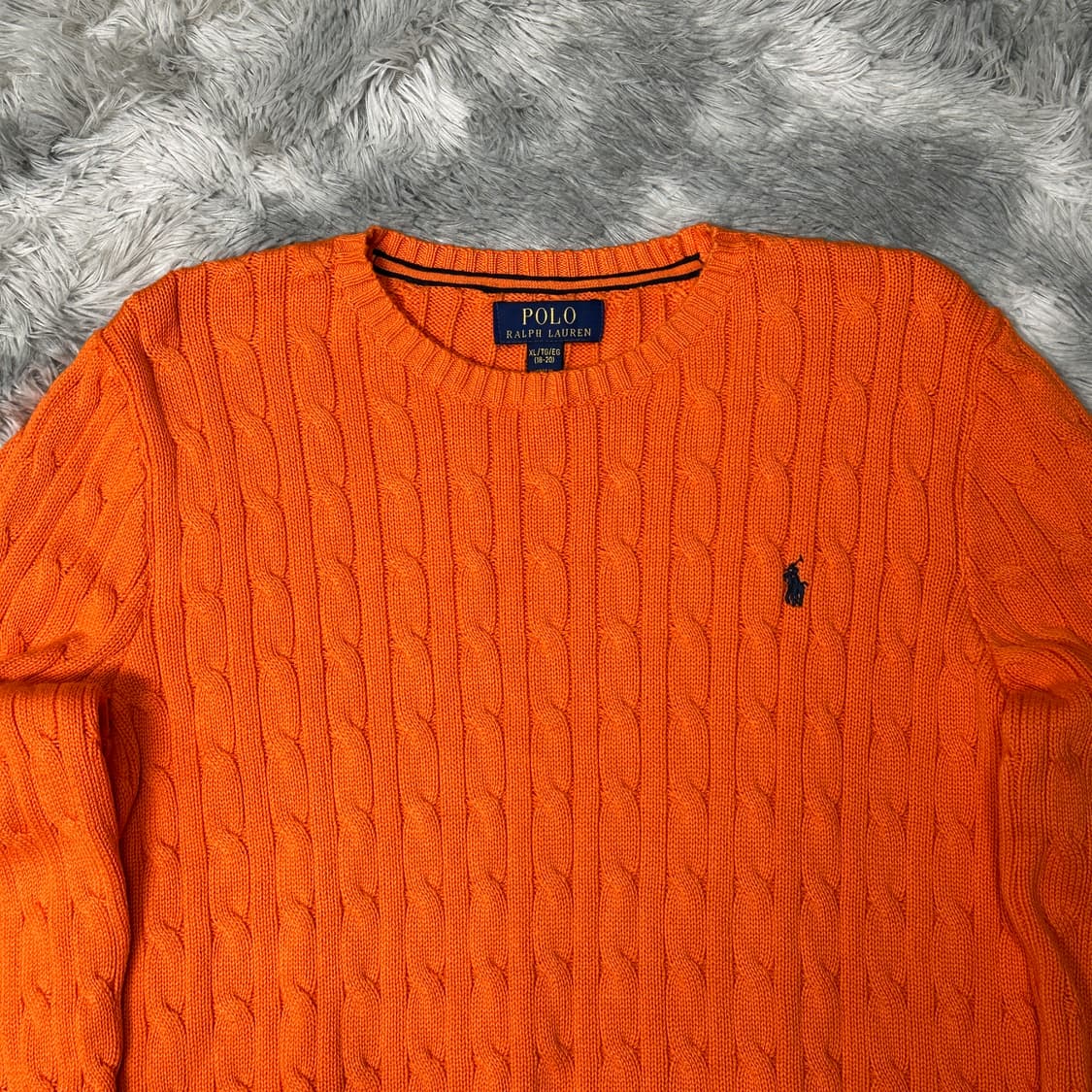 폴로랄프로렌 매장판 꽈배기 니트 XL 상품이미지2