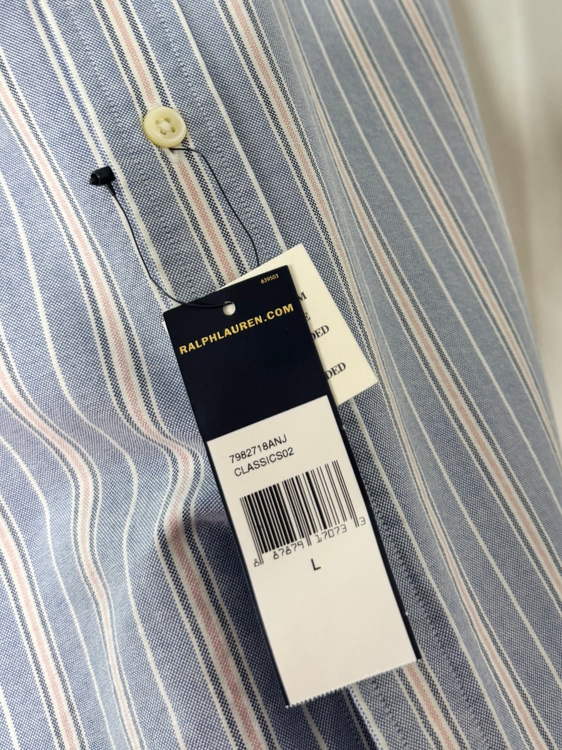 새상품 폴로 스트라이프 셔츠 상품이미지5