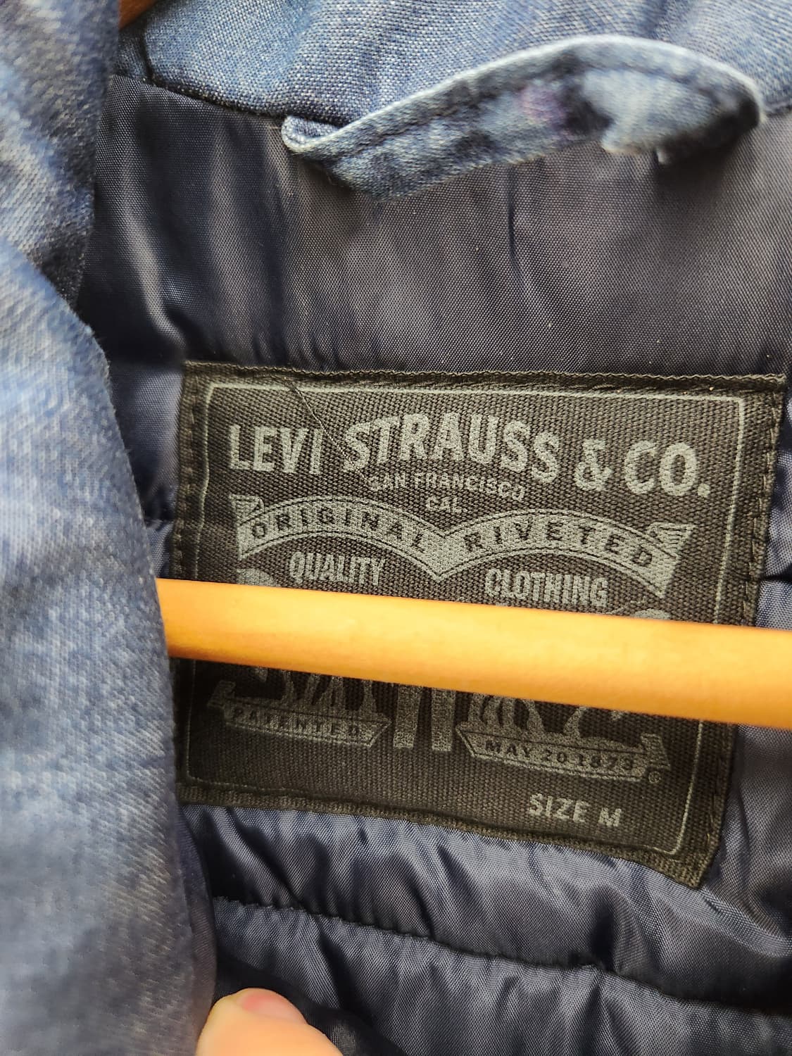 리바이스 퀼팅 패딩 자켓 상품이미지4