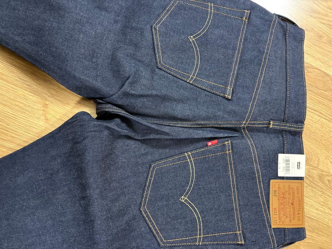 리바이스 501 프리미엄 셀비지 데님 새제품입니다 상품이미지5