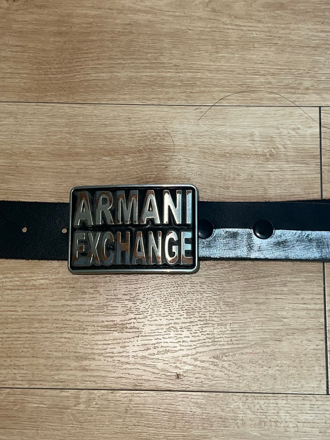 Armani Exchange Vintage logo belt 상품이미지1