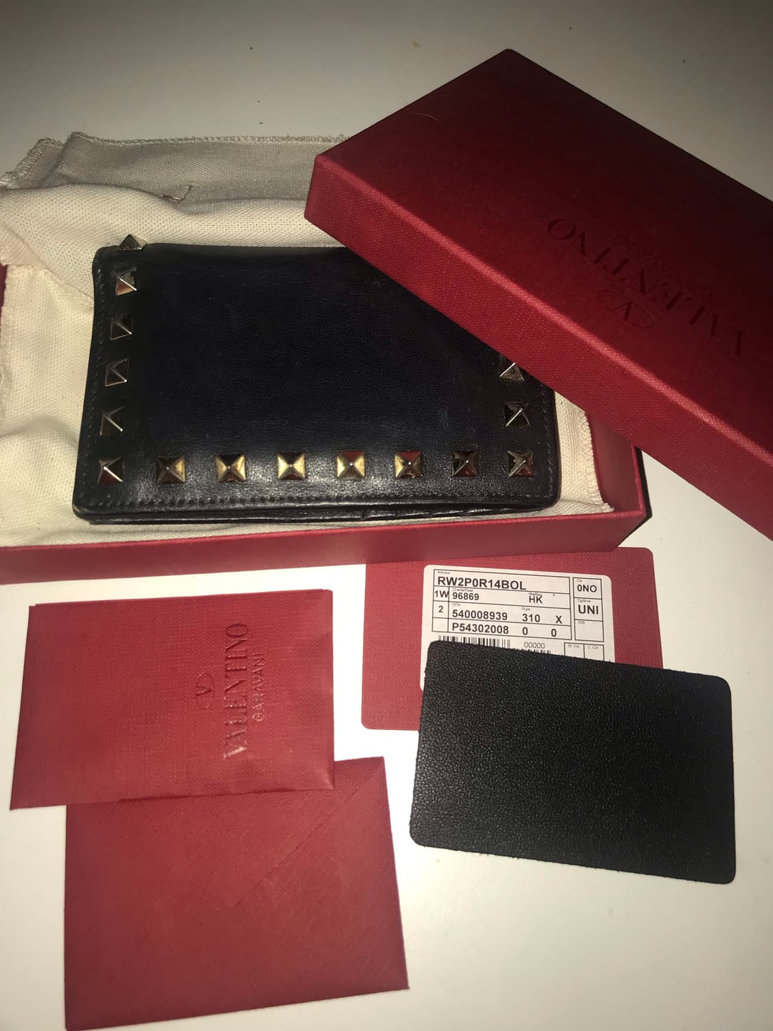 발렌티노 락스터드 반지갑 풀박스 상품이미지4