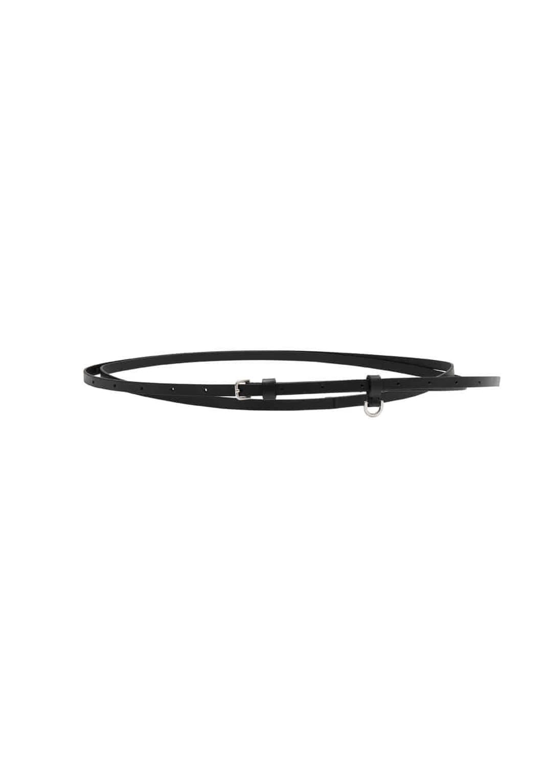 아모멘토 amomento Leather Belt_1cm, Black 상품이미지5