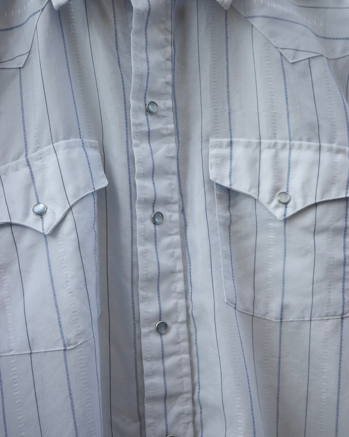 70’s 빈티지 스트라이프 드레스  웨스턴 셔츠 상품이미지3